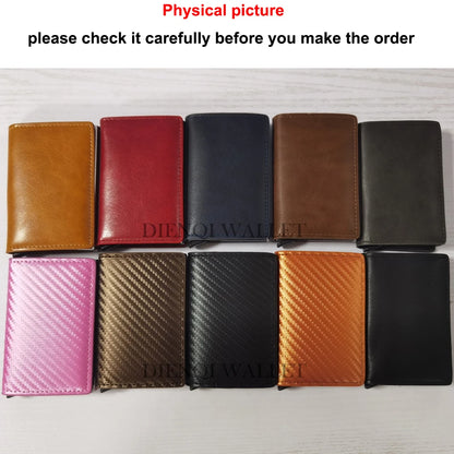 Compact Men's Wallets With RFID Protection