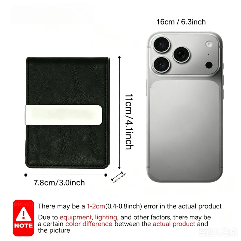 Slim Thin Card Holder Money Clip Wallets
