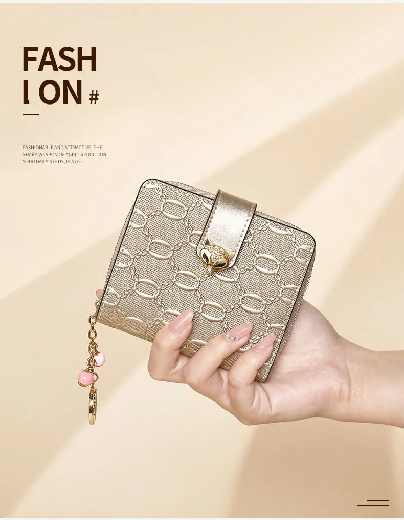 FOXER Light Luxury Women's Short Wallet