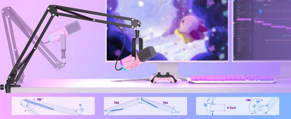 FIFINE Gaming Dynamic Microphone Kit - Elevate Your Audio Experience with Stunning Sound Quality