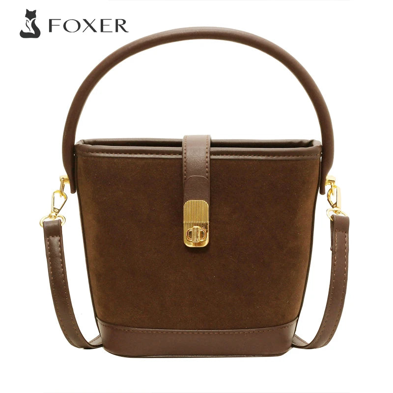 FOXER Crossbody Bucket Bag