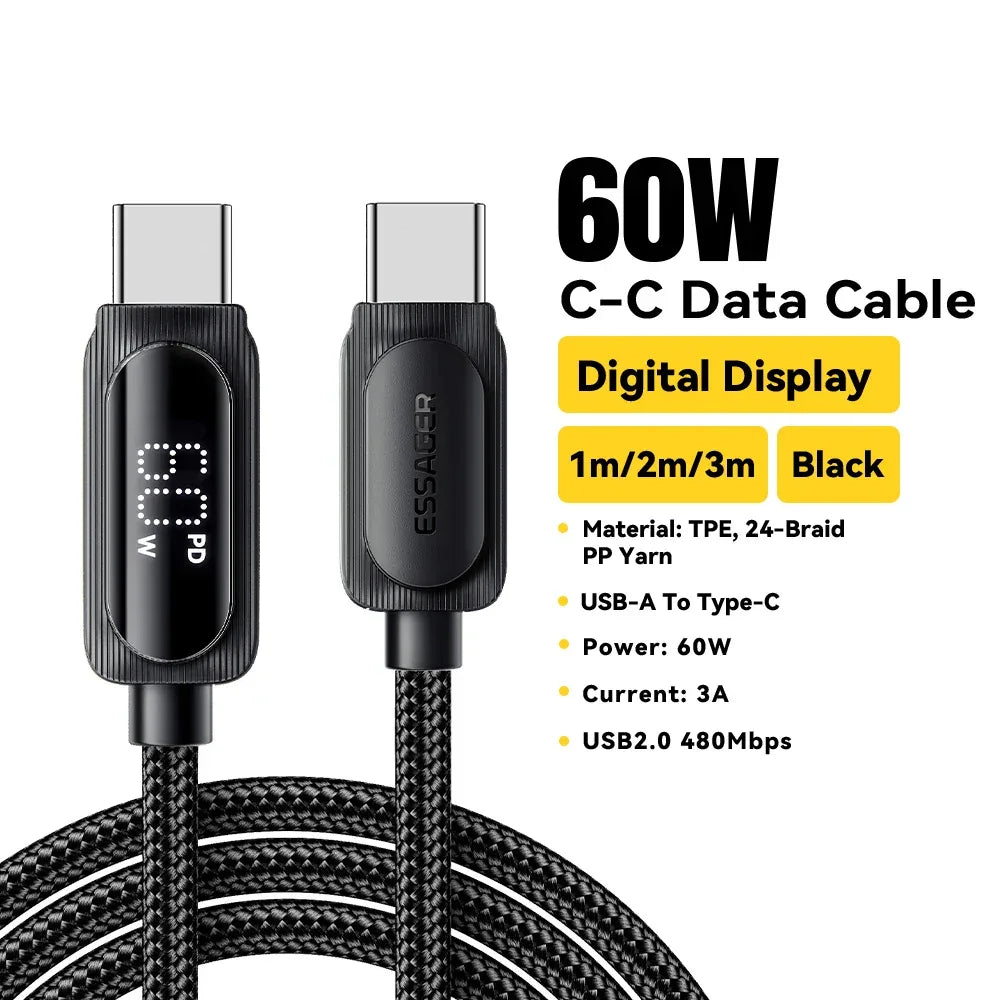 Essager 100W USB Type C Cable - ShopHub
