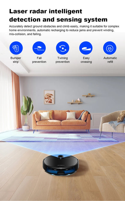 Liectroux M70 Pro Robot Vacuum Cleaner & Mop