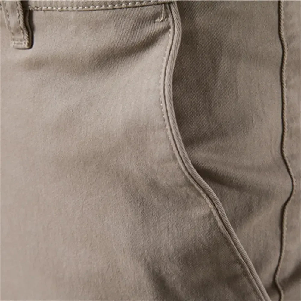 AIOPESON's Casual Cotton Men Trousers - ShopHub