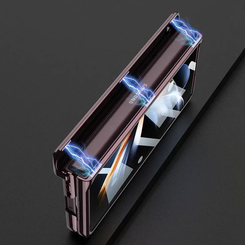 GKK Magnetic Hinge Outer Glass Case for Galaxy Z Fold 4 & 5 - ShopHub