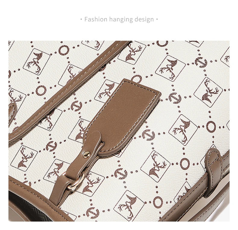 FOXER Women Tote Shoulder Bag Fashion Signature Lady Handbag Purse Chrismas Gift