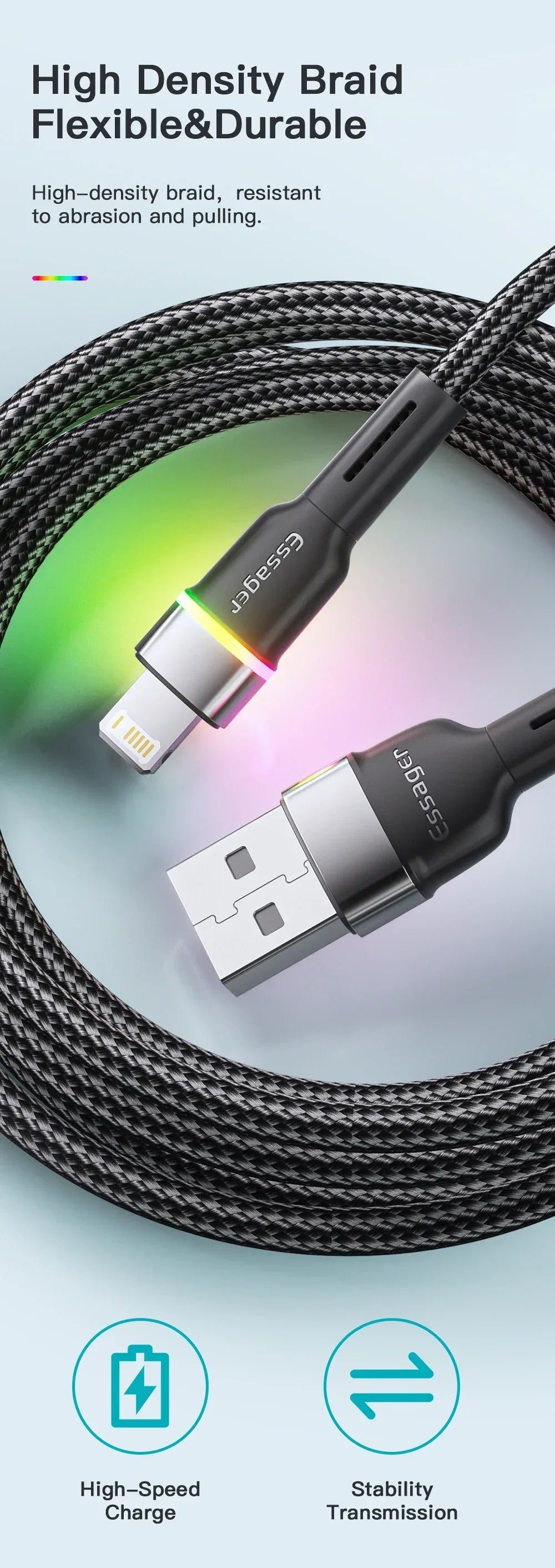 Essager LED USB Cable - ShopHub