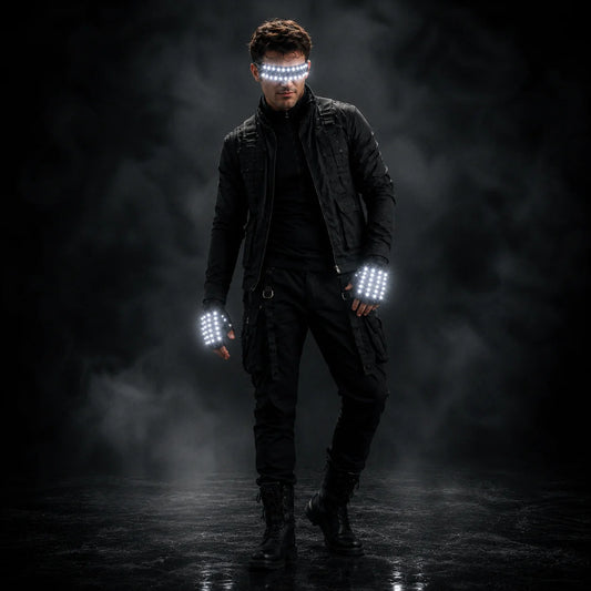 JAEOOGY 190 LED Performance Mask & Glove Set