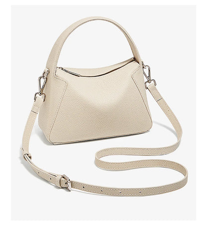 FOXER Lady's Handbag Cow Leather Shoulder Bag Small Size Crossbody Minimalist Style Bag Commute Work High Quality