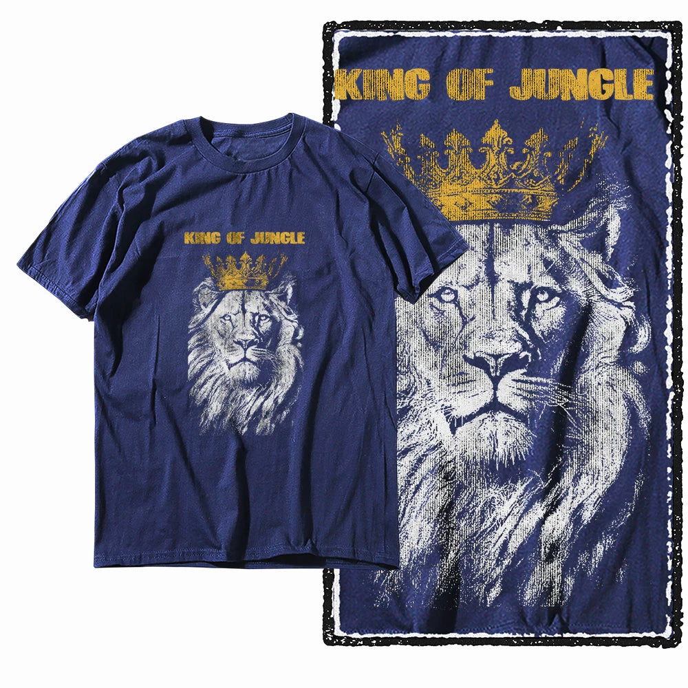 COOLMIND MAV Lion Graphic Cotton Tee