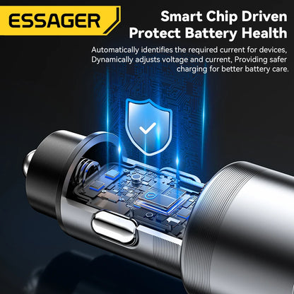 Essager IP Port Car Charger USB Type C
