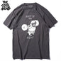 COOLMIND PU0117A Go Home or Go Hard Pug Cotton Tee