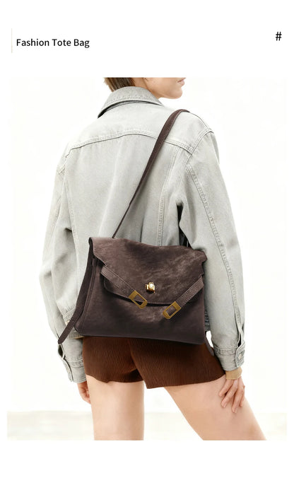 FOXER Women's Leather Shoulder Tote Bag