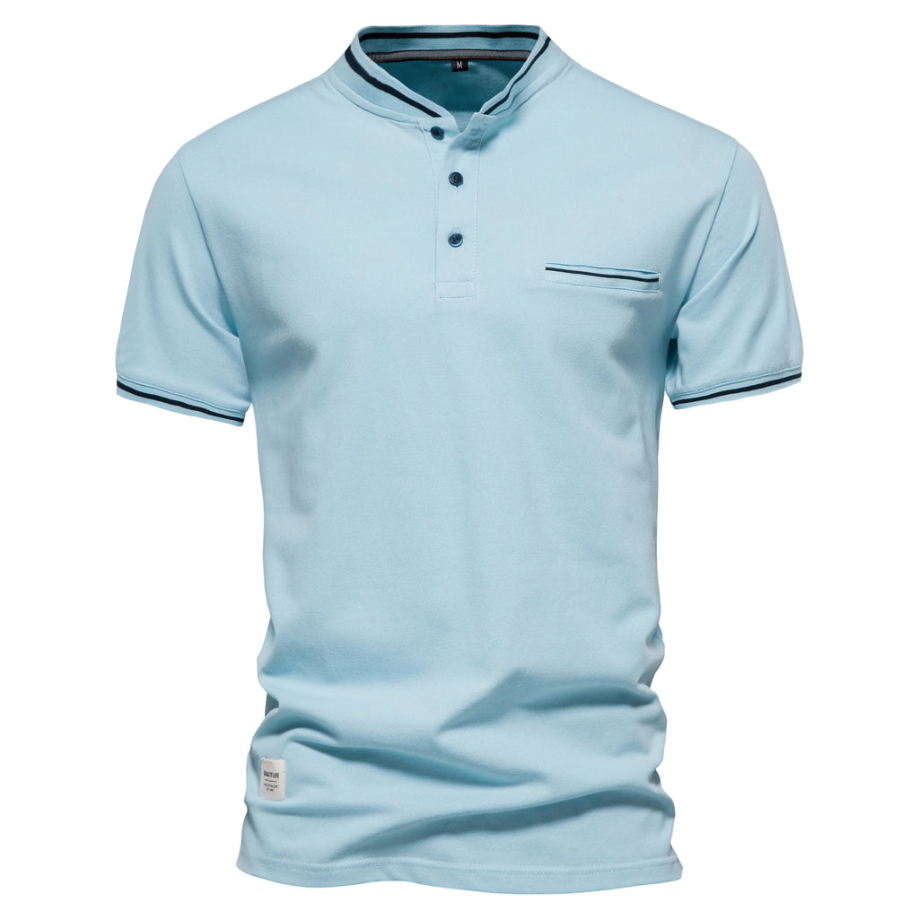 AIOPESON Men's Cotton Polo Shirts - ShopHub