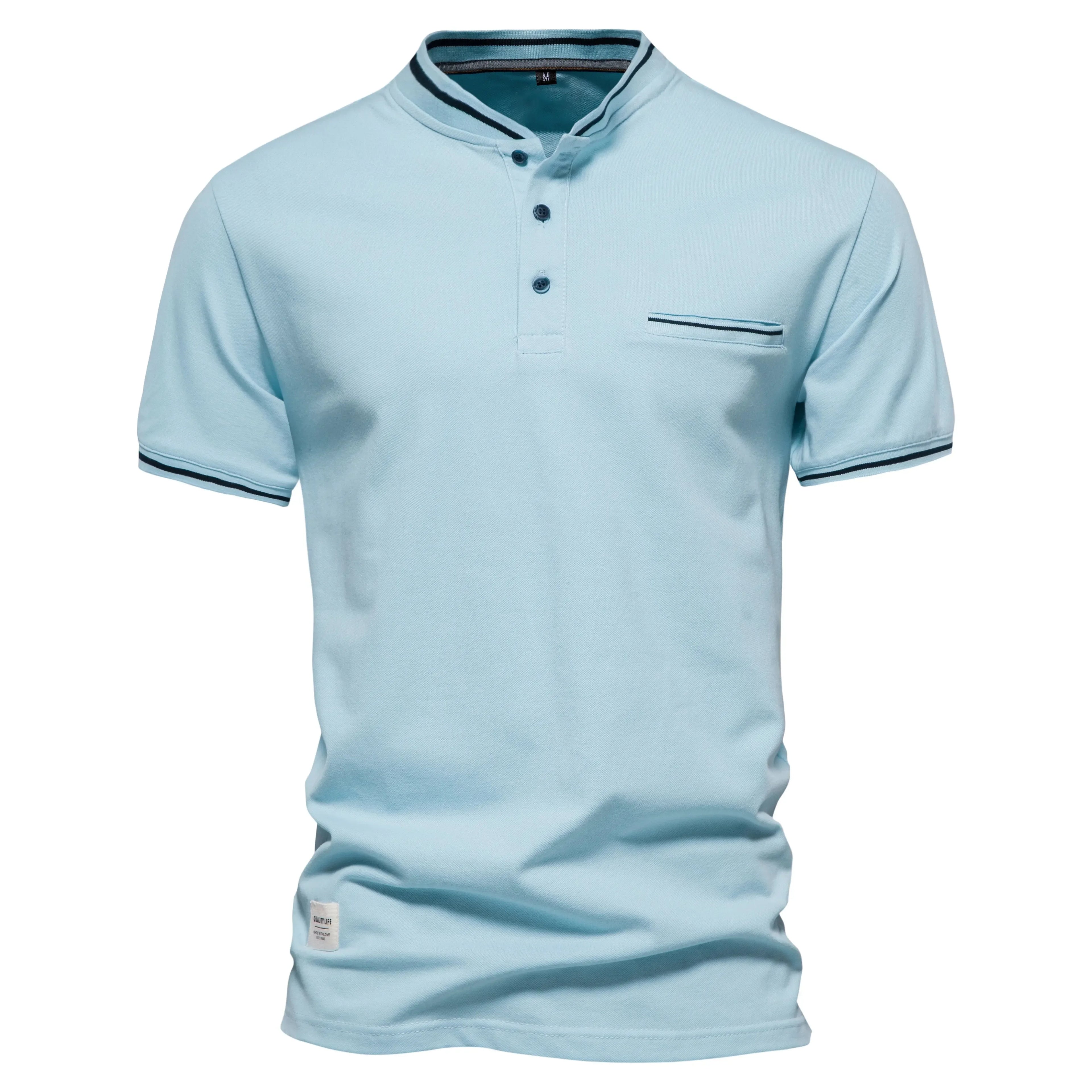 AIOPESON Men's Cotton Polo Shirts - ShopHub