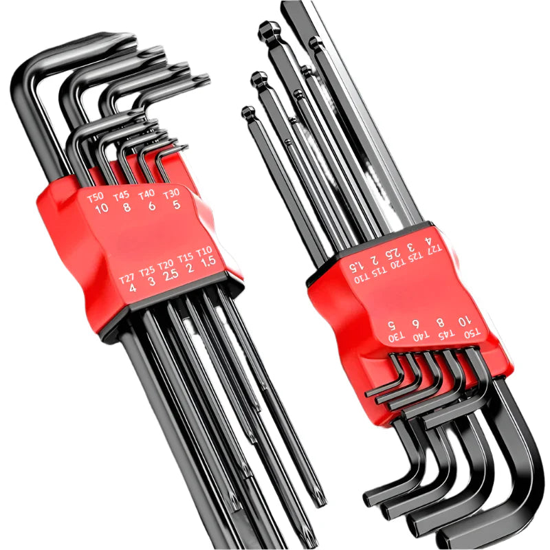 Allen Hex Wrench Screwdriver Set with Sleeve (5 different models available) Habicare