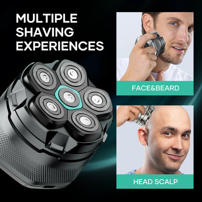 KENSEN Electric Head Shavers for Bald Men 6D Magnetic Razor Beard Trimmer