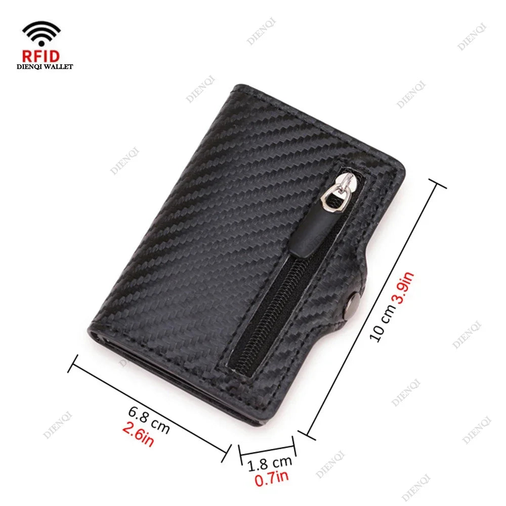 Carbon Fiber Rfid Blocking ID Credit Card Holders