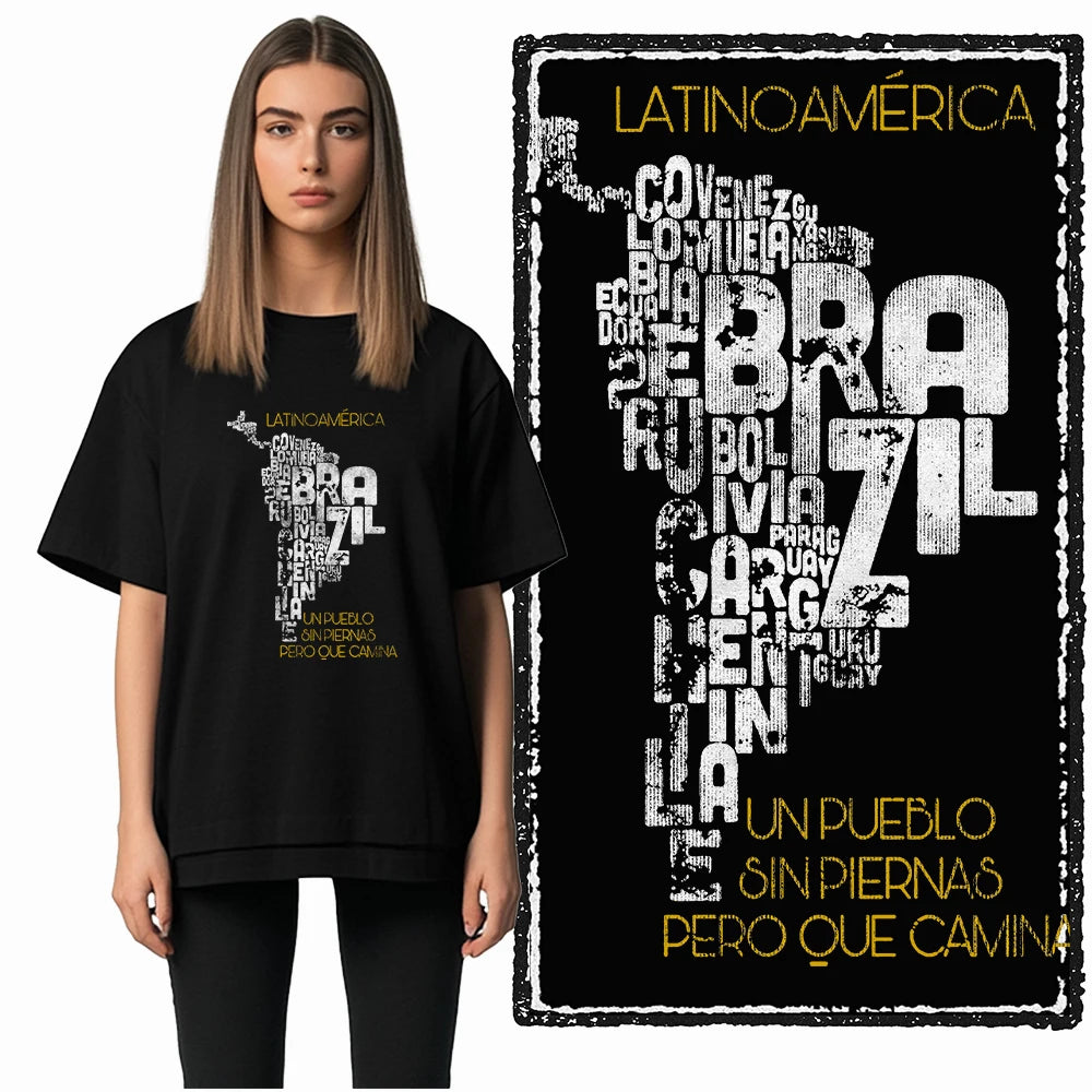 COOLMIND X0044 Latin Spirit Graphic Cotton Tee
