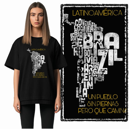COOLMIND X0044 Latin Spirit Graphic Cotton Tee