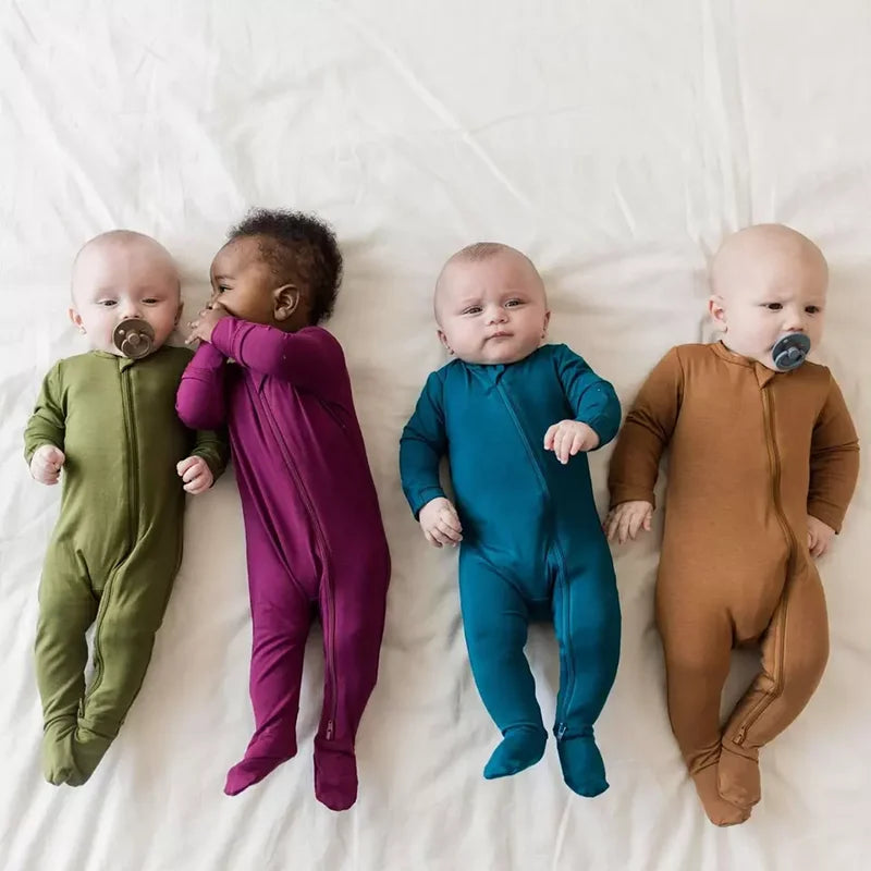 Kids Tales Little Haven Bamboo-Blend Zip Baby Romper