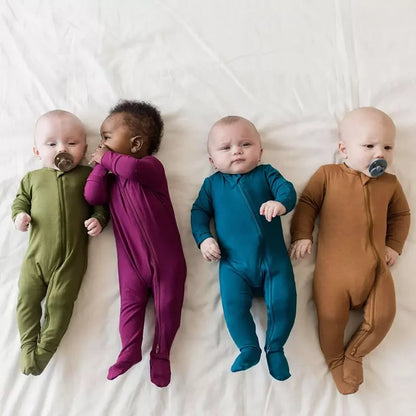 Kids Tales Little Haven Bamboo-Blend Zip Baby Romper