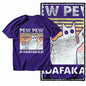 G49 Purple Big Size Cool 100% Cotton  Men's Cat Printed Graphic T-shirt |  Streetwear O-neck men's Tee Tshirt