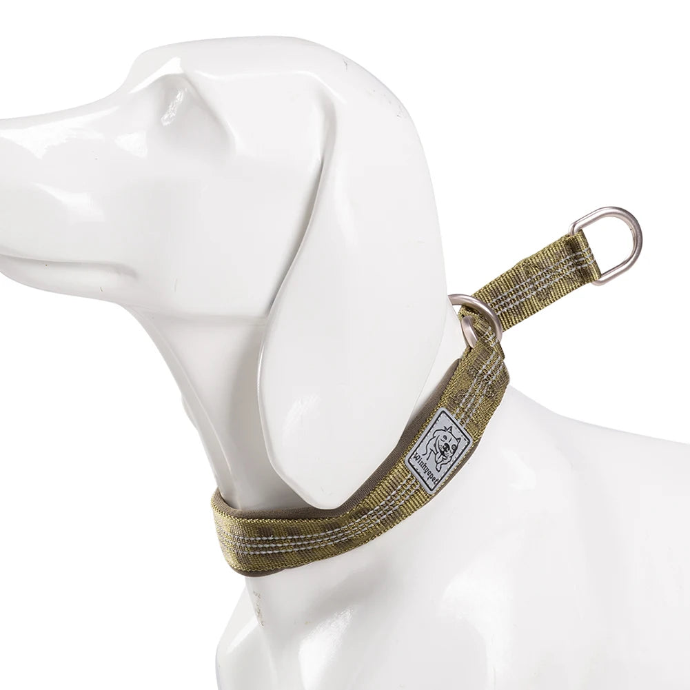 Truelove P Chain Pet Reflective Collar Nylon Best Neoprene Padded Half Choke Training Lightweight Washable Sports YC1852