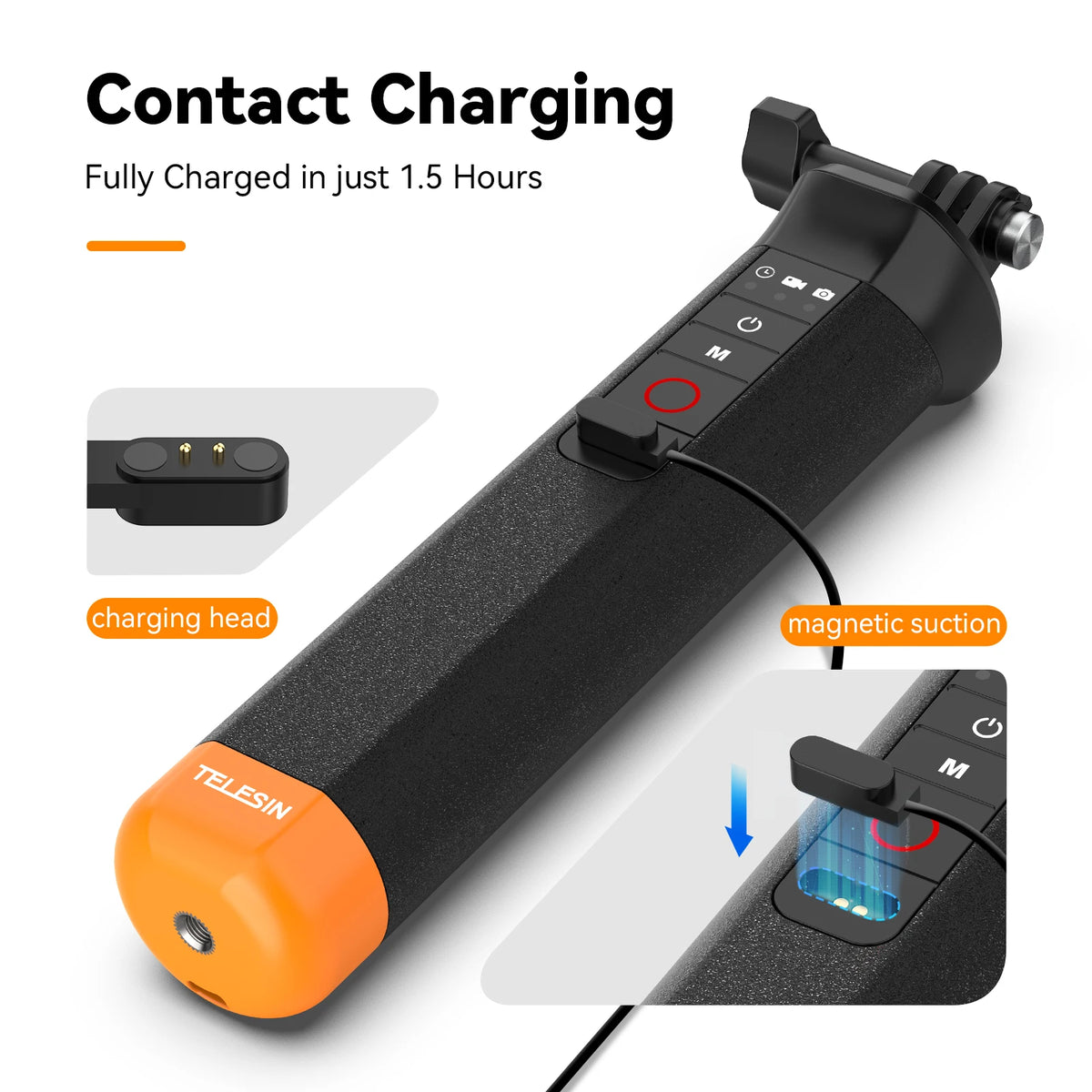 TELESIN Buoyancy Bar Selfie Stick