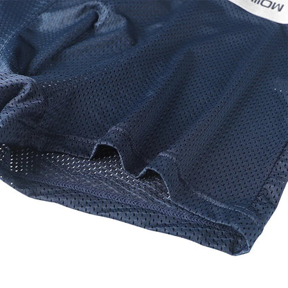 MiiOW Ice Silk Men's Underwear - 3Pcs Breathable Mesh Antibacterial Boxer Briefs