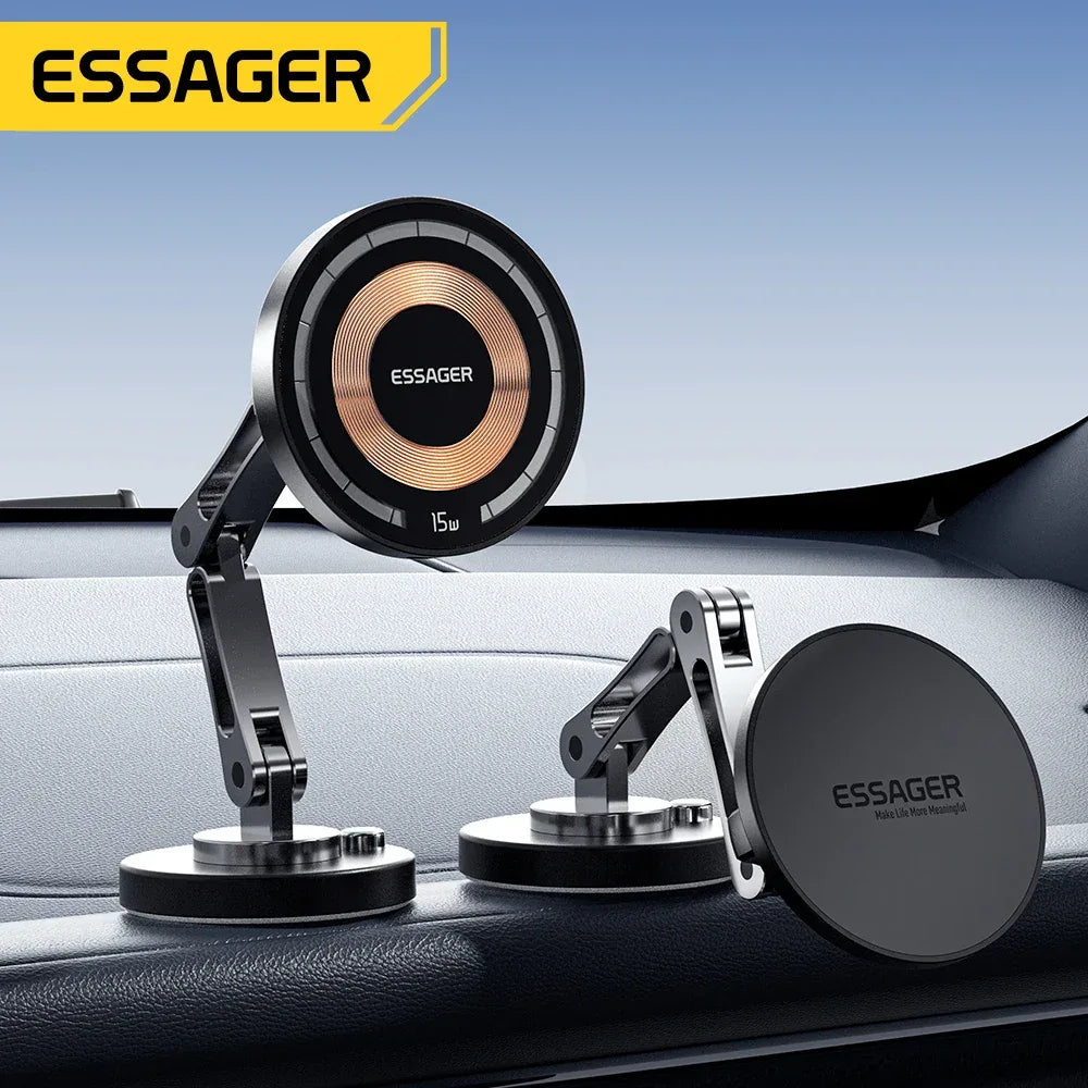 Essager Magnetic Wireless Charger Car Phone Holder - ShopHub