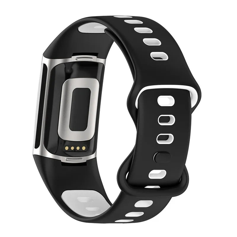Rubber Sport Strap for the Fitbit Charge 5/6 Series (available in 21 colours) Habicare