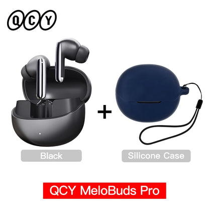 QCY MeloBuds Pro Earphones with 46dB ANC, Hi-Res LDAC, Bluetooth 5.3, 6 Mic Multipoint Connection, In-Ear Detection - ShopHub