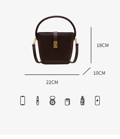 FOXER Crossbody Bucket Bag