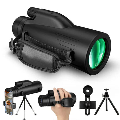 12x50 Powerful Monocular – Long Reach Portable Telescope Habicare