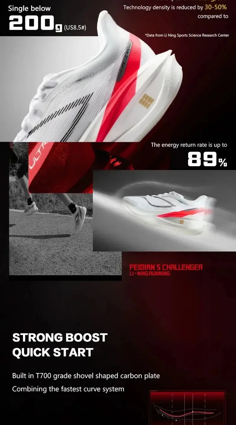 Li-Ning Women's FEIDIAN 5 CHALLENGER Running Shoes - ShopHub