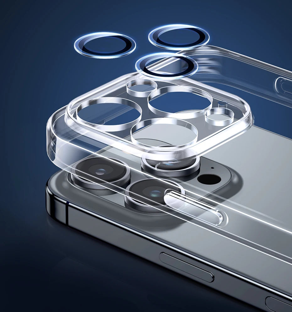 UGREEN Camera Lens Protector for iPhone 17 16 15 Pro Max Full Lens Glass for iPhone 15 Plus iPhone 17 Air 16 Protective Film