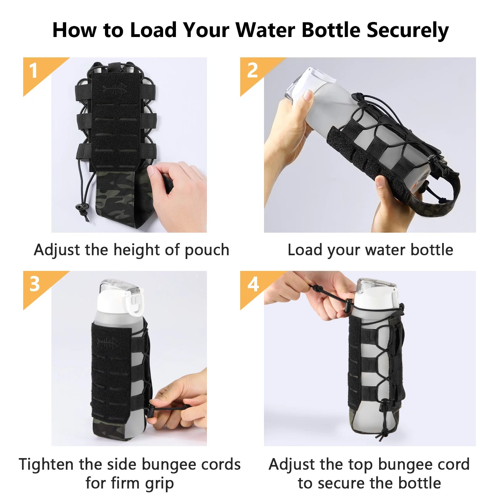 BASSDASH Water Bottle Holder Pouch ShopHub