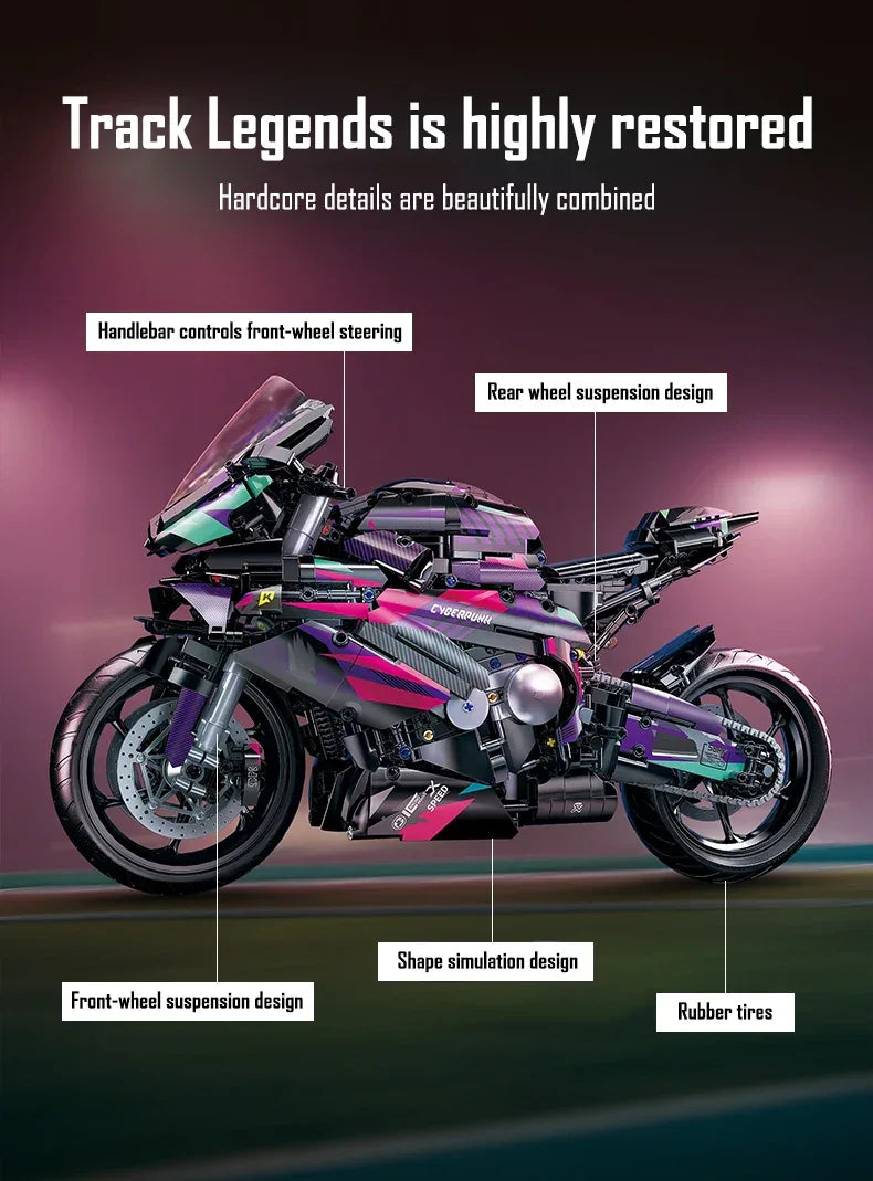 TOYLINX Motorcycle Building Blocks Set! - ShopHub