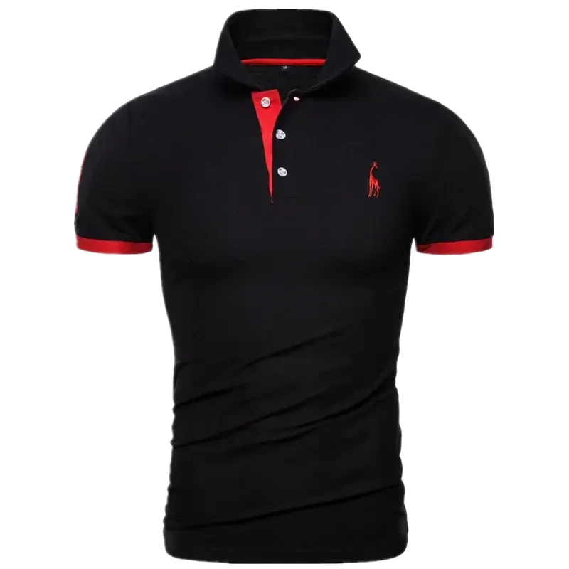 AIOPESON Men's Polo Giraffe T-Shirts - ShopHub