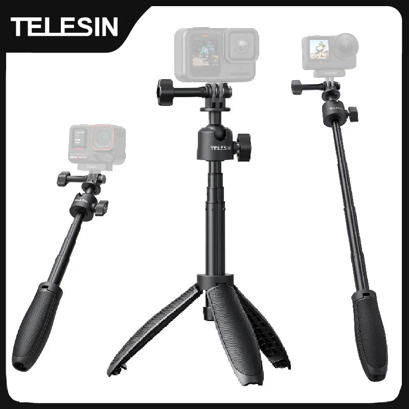 TELESIN Mini Selfie Stick Tripod 3.0