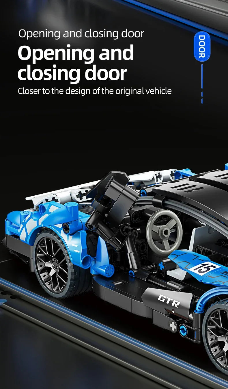TOYLINX 1/18 Supercar Racing Building Block Set! - ShopHub