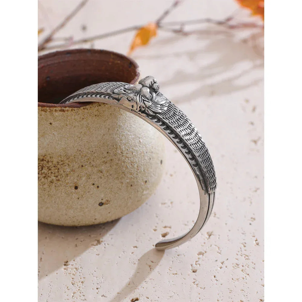 67mm Men's Jewelry Open Vintage Bracelet Bangle - ShopHub