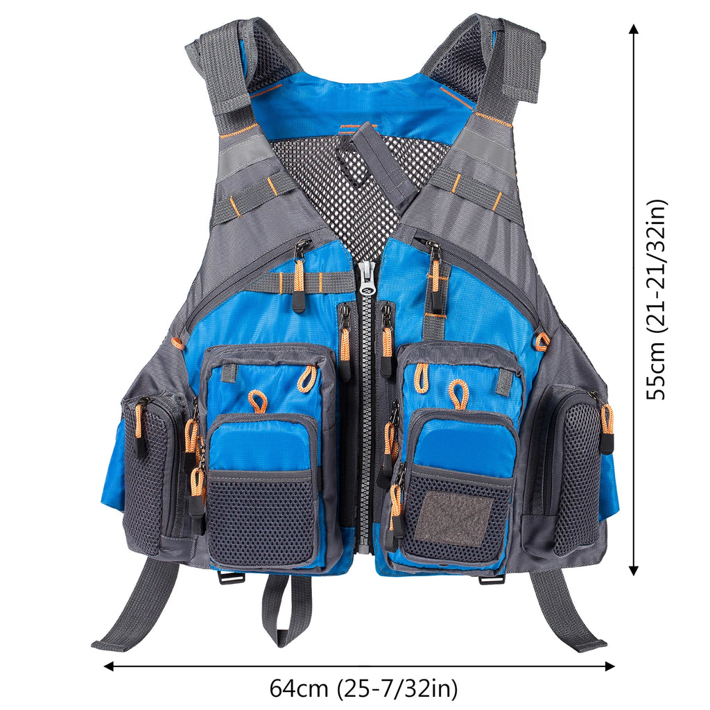 BASSDASH Breathable Fishing Vest