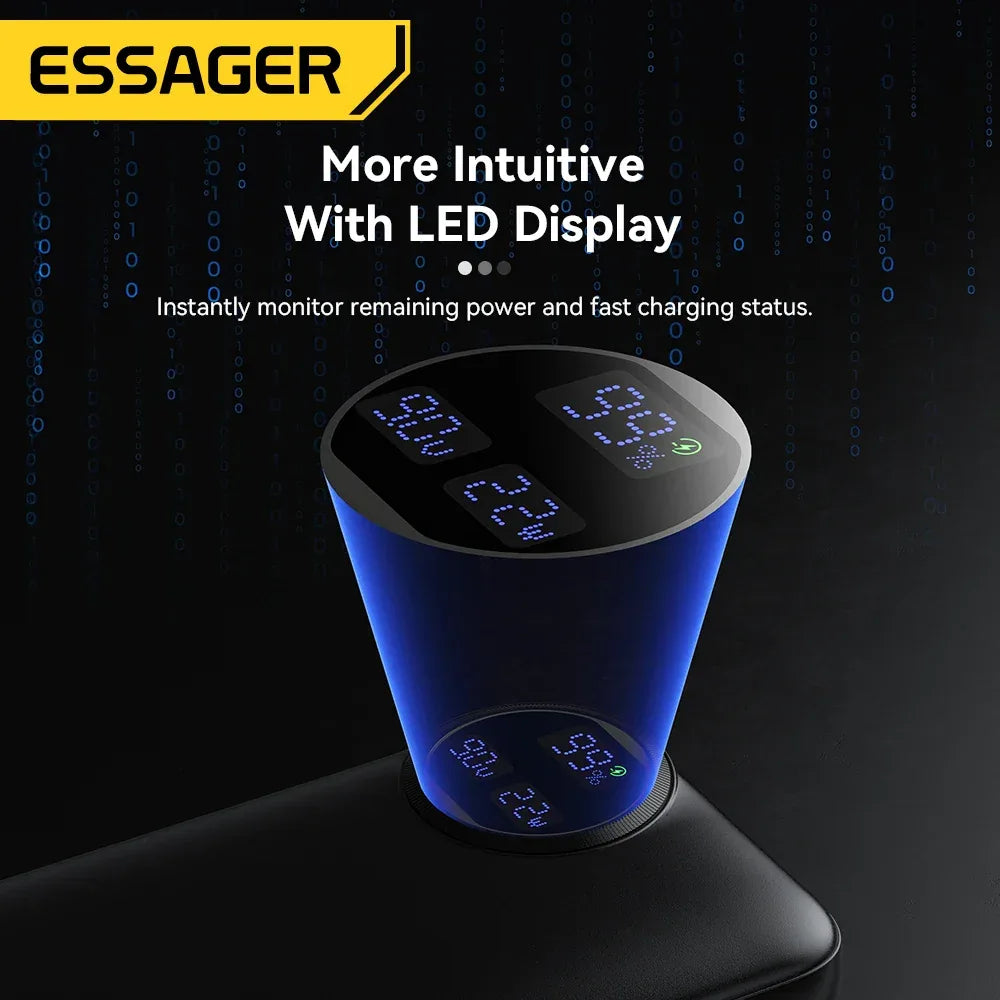 Essager Power Bank, boasting an impressive 30,000mAh capacity - ShopHub