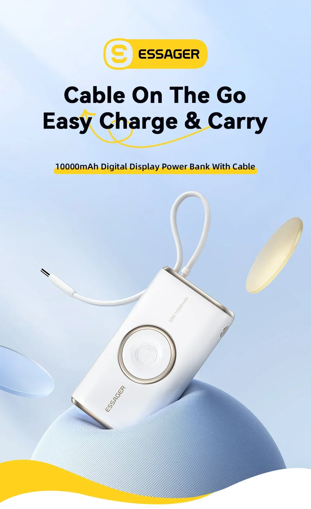 Essager 10000mAh Power Bank - ShopHub