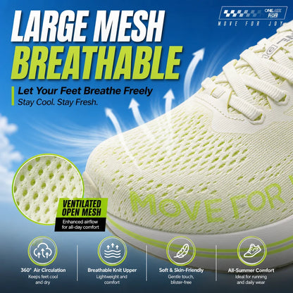 ONEMIX Fresh Breathable Mesh Athletic Shoes