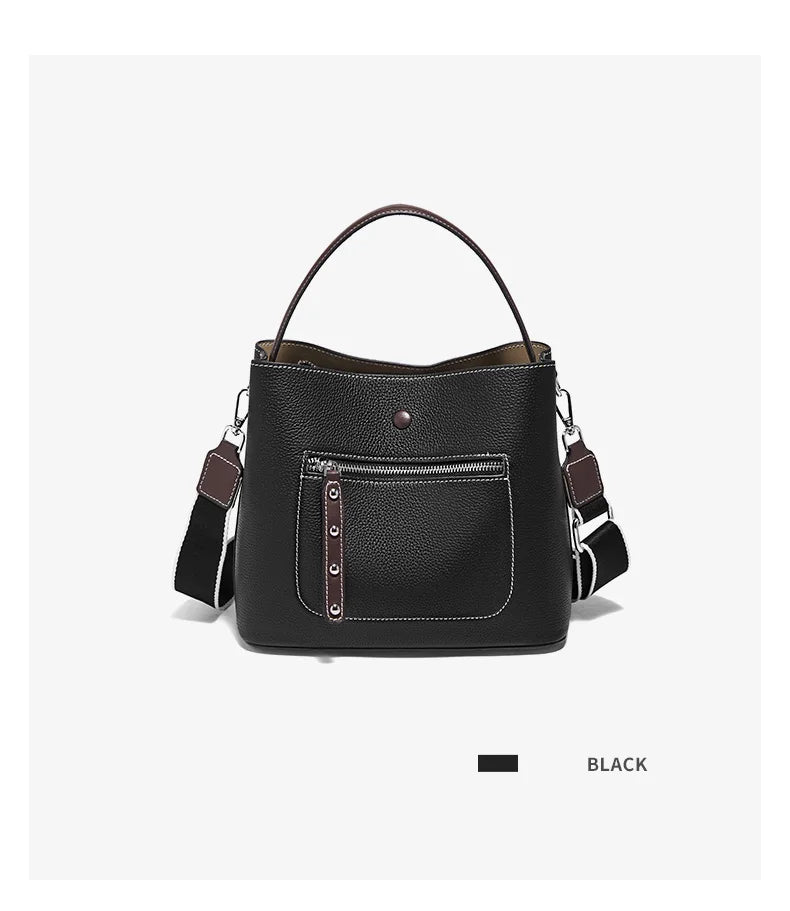 FOXER New Lady's Handbag Fashion 2026 Spring Summer Genuine Leather Casual Women Tote Bag Large Capacity Crossbody Shoulder Bag