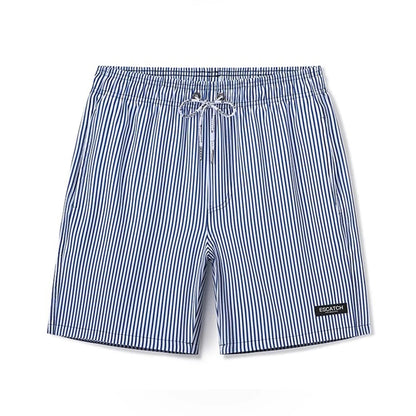 Men's summer boardshorts by ShopHub NZ with breathable mesh liner, elastic waist, side pockets, ideal for gym and beach activities.