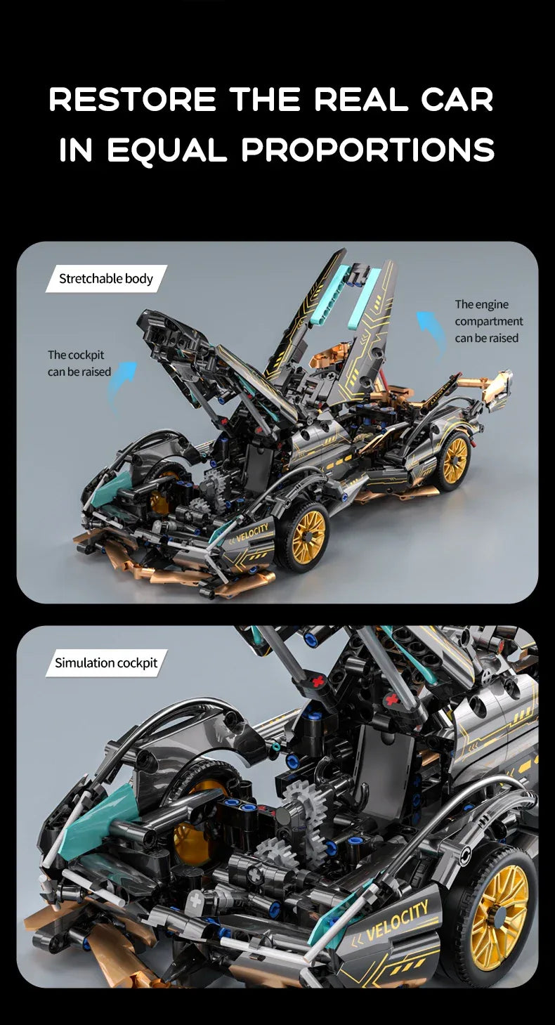 TOYLINX Supercar Building Block Toy - ShopHub